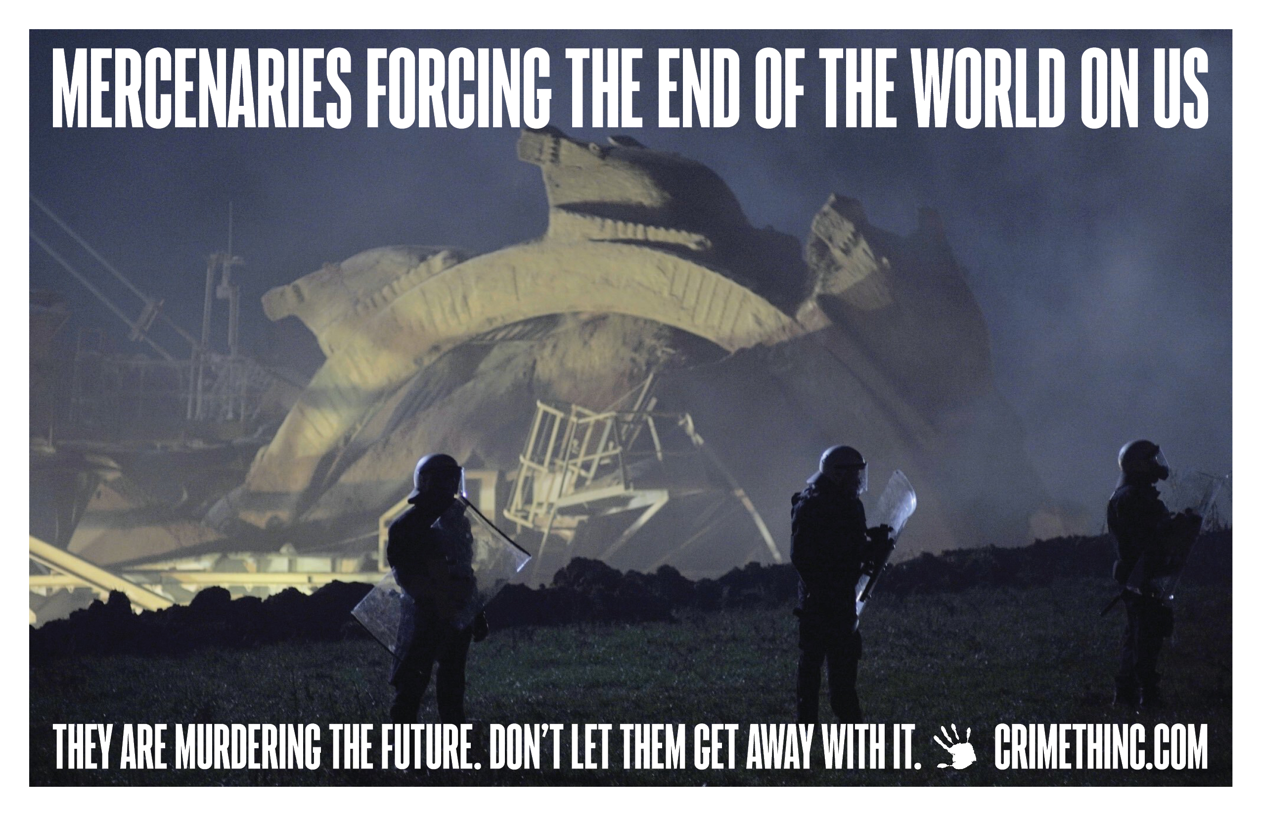 Foto di ‘Mercenaries Forcing the End of the World on Us’ fronte
