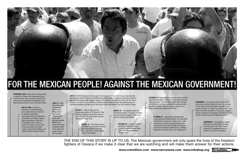 Foto di ‘For the Mexican People against the Mexican Government’ fronte