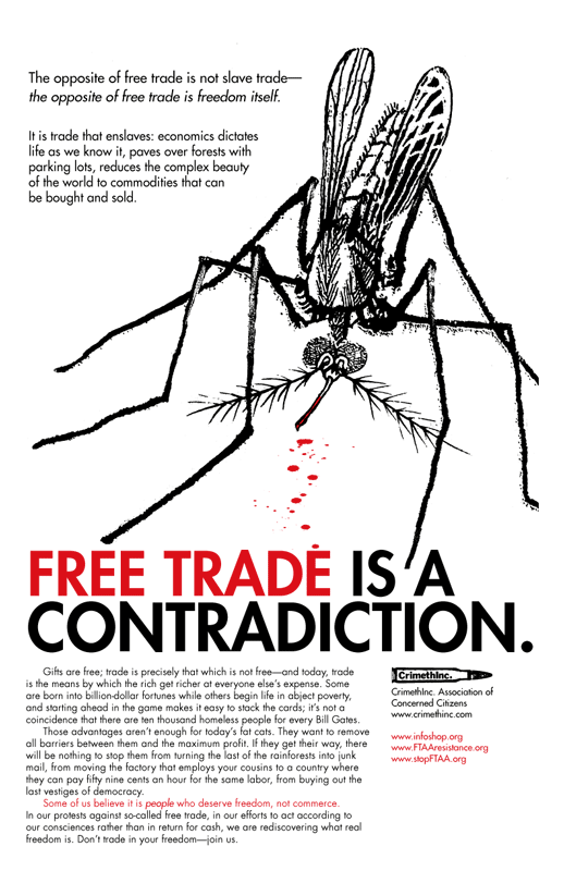 Foto di ‘Free Trade Is a Contradiction’ fronte