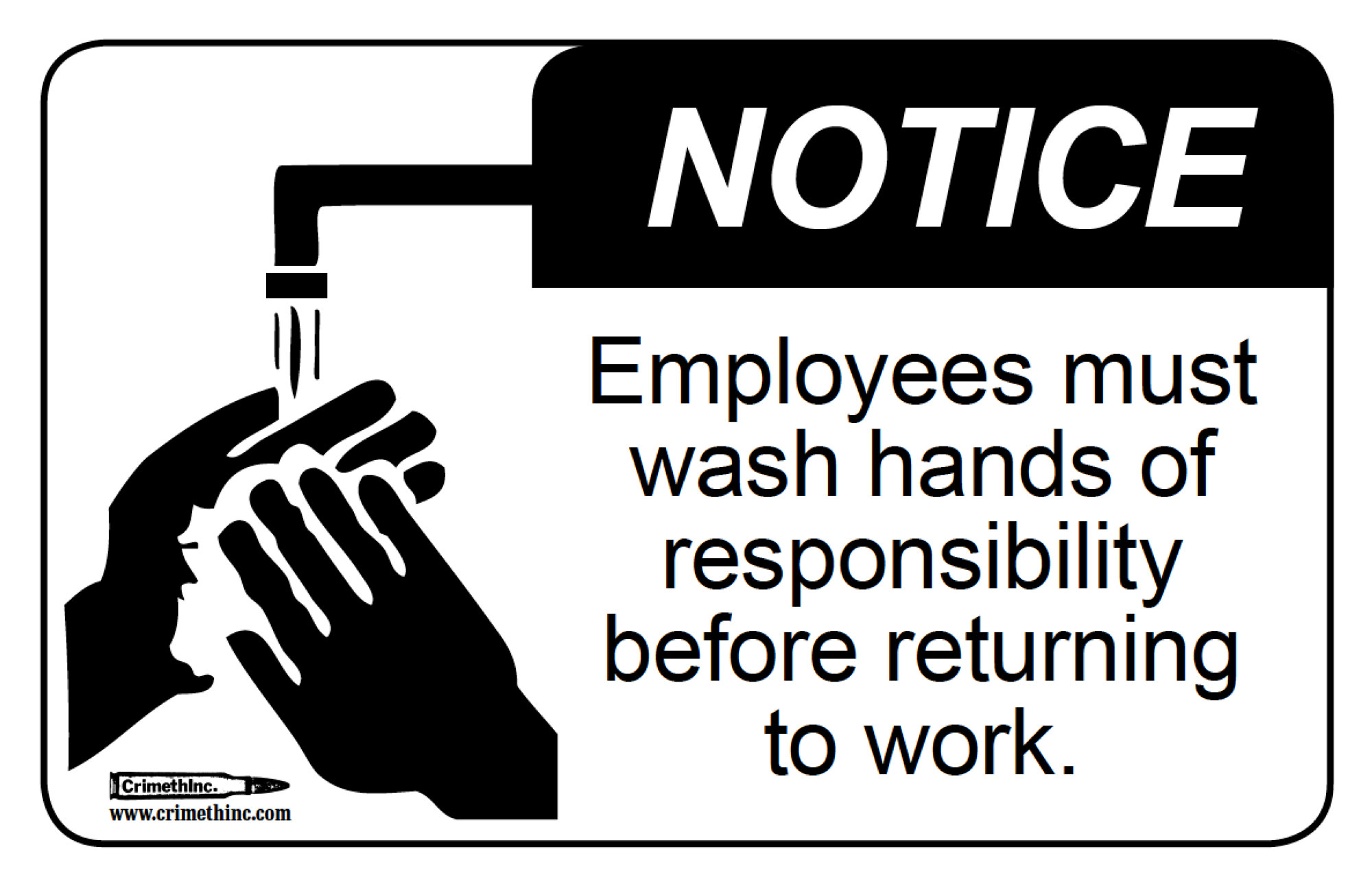 Foto di ‘Employees Must Wash Hands of Responsibility’ fronte