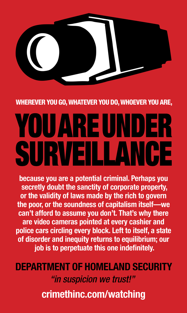 Foto di ‘You Are Under Surveillance’ fronte