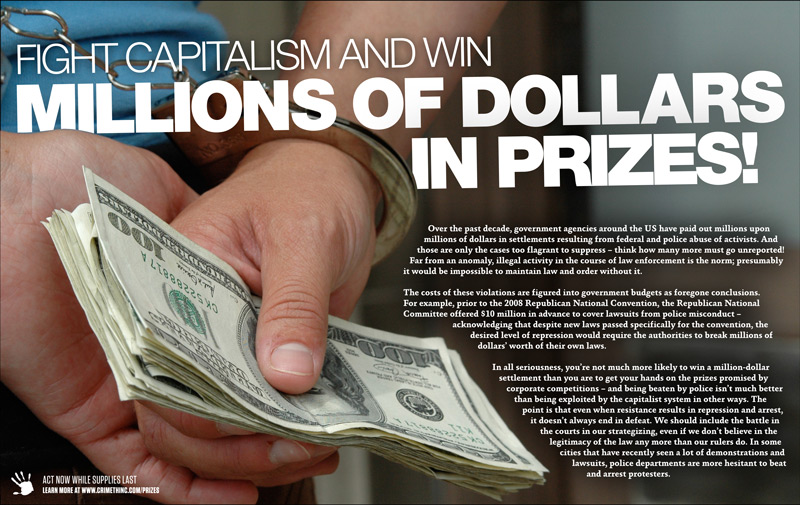 Foto di ‘Fight Capitalism and Win Millions of Dollars in Prizes’ fronte