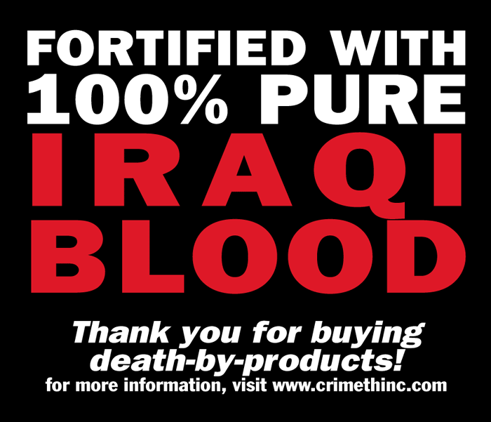 Foto di ‘Fortified with Iraqi Blood’ fronte