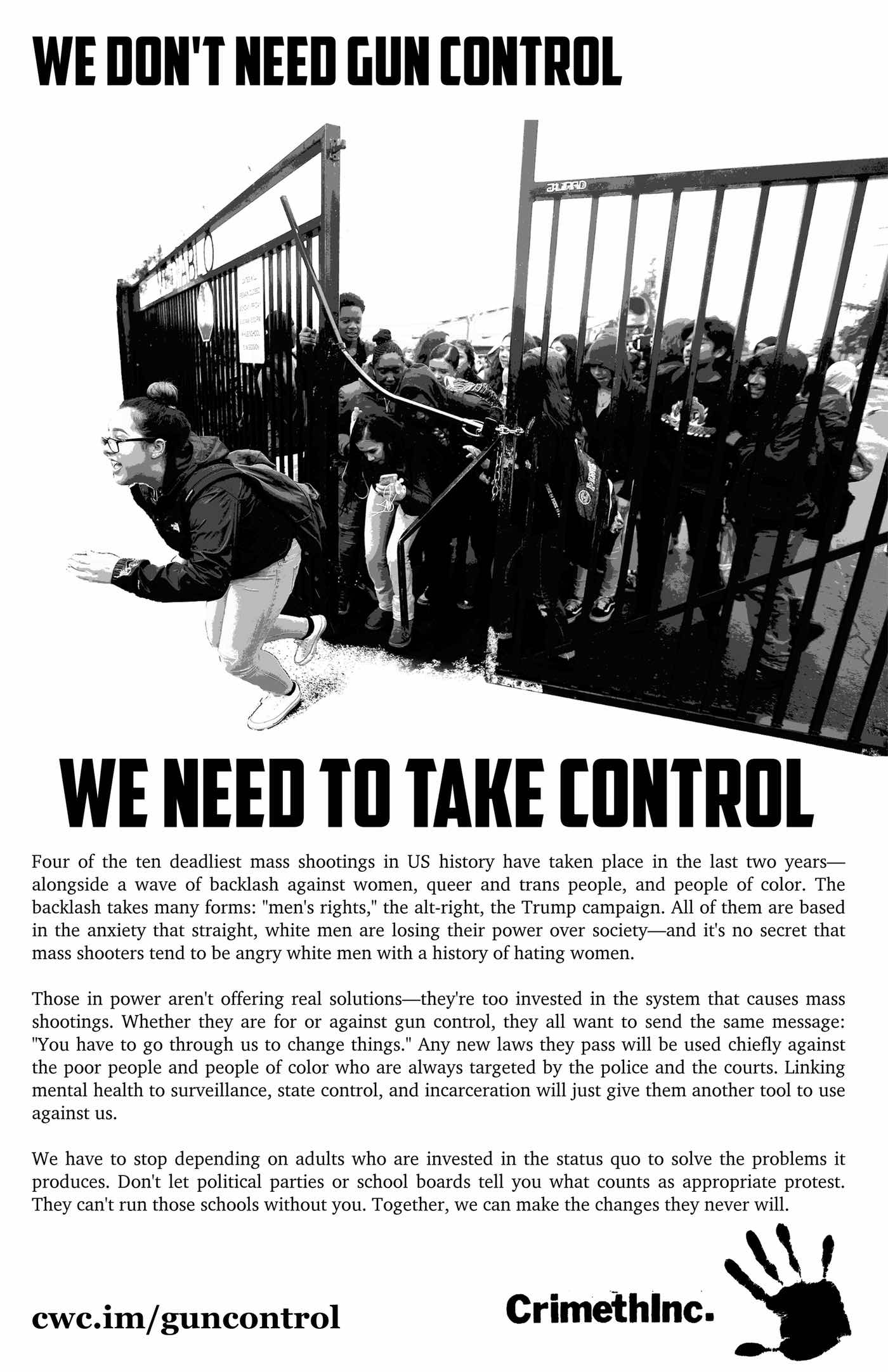 Foto di ‘We Don't Need Gun Control’ fronte